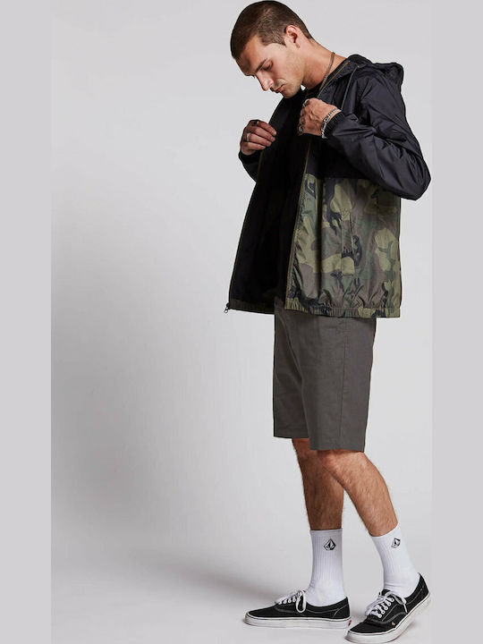 Frickin Modern Stretch Herrenshorts Chino Gray