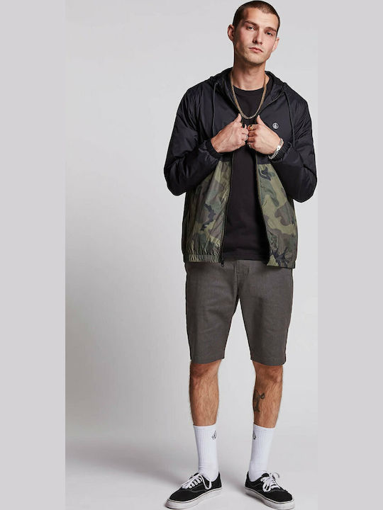 Frickin Modern Stretch Herrenshorts Chino Gray