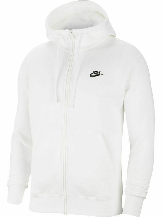 Nike Sportswear Club Ανδρική Φούτερ Ζακέτα με Κ...