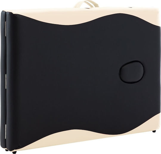 vidaXL 2 Positions Wooden Portable/Folding Massage and Physiotherapy Bed 191x70cm 2 Positions