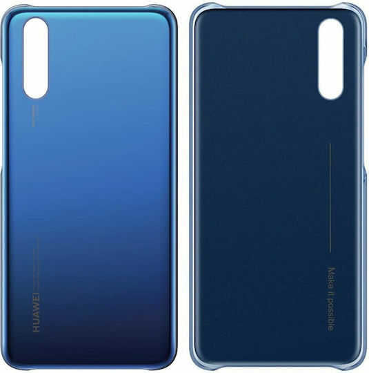 Huawei Color Cover Umschlag Rückseite Kunststoff Blau (Huawei P20)