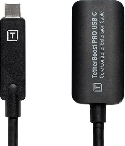 Tether Tools Tetherboost Pro USB 3.1 Cable USB-C male - USB-B female Μαύρο 4.6m TET-TBPRO3-BLK