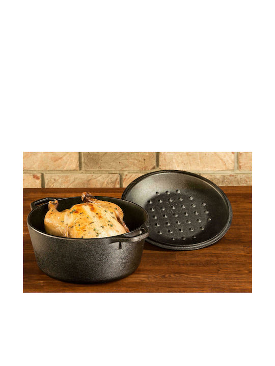 Lodge Dutch Oven Deep Pot made of Cast Iron 4.73lt / 28cm