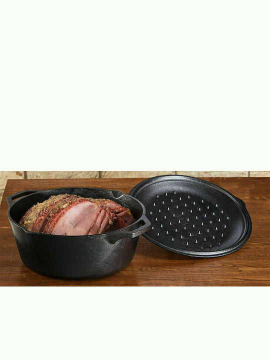 Lodge Dutch Oven Deep Pot made of Cast Iron 4.73lt / 28cm