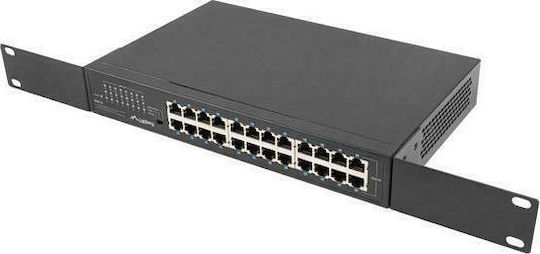 Lanberg RSGE-24 Unmanaged L2 Switch with 24 Gigabit (1Gbps) Ethernet Ports