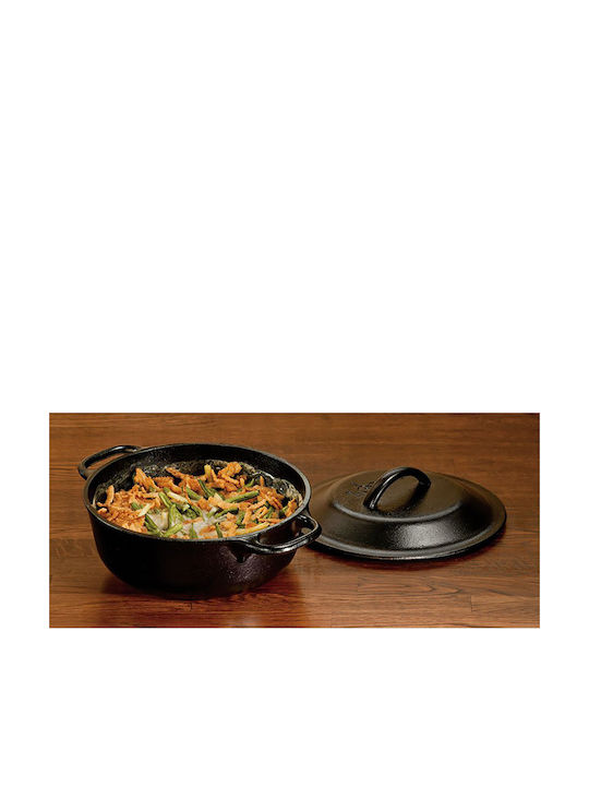Lodge Βαθιά Κατσαρόλα από Μαντέμι 1.89lt / 25cm