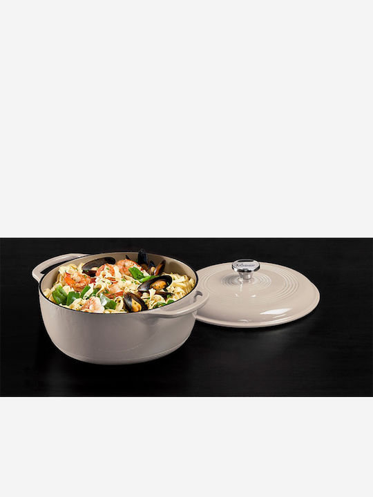 Lodge Βαθιά Κατσαρόλα από Μαντέμι 5.68lt / 27.5cm Oyster
