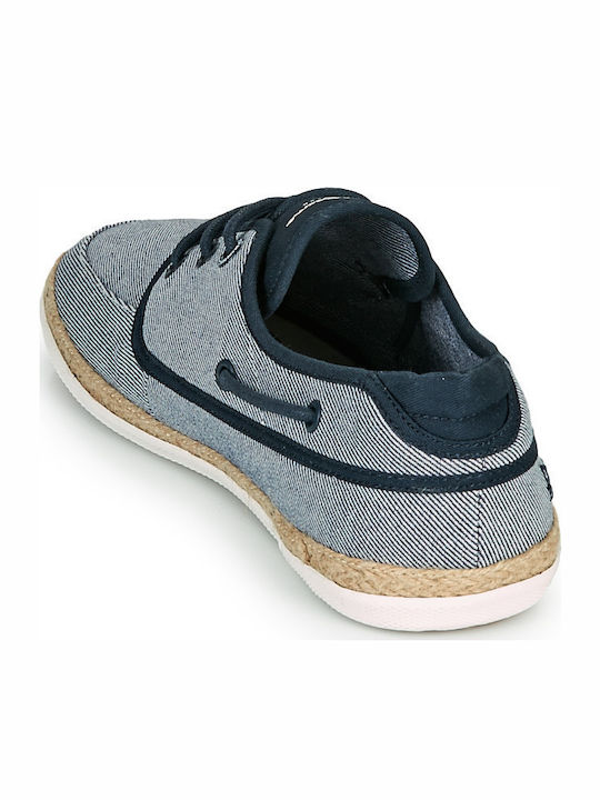 Maui Boat Chambray Υφασμάτινες Ανδρικές Εσπαντρίγιες σε Μπλε Χρώμα