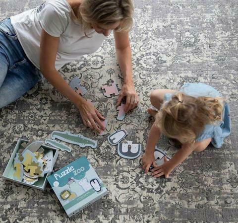 Παιδικό Puzzle Ζωολογικός Κήπος για 2+ Ετών 24pcs Little Dutch