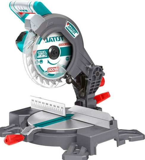 Total Miter Saw Battery with Cutting Disc Diameter 210mm & Cutting Speed 3000rpm (without Battery and Charger)