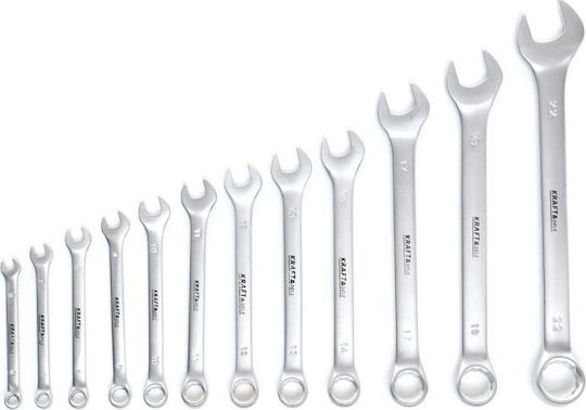 Kraft & Dele Σετ Γερμανοπολύγωνα με Mέγεθος από 14mm έως 22mm 12τμχ