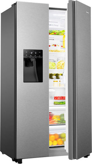 Hisense Side-by-Side Kühlschrank 562Es Total NoFrost H179.3xB90.8xT68.7cm. Inox RS694N4TIE
