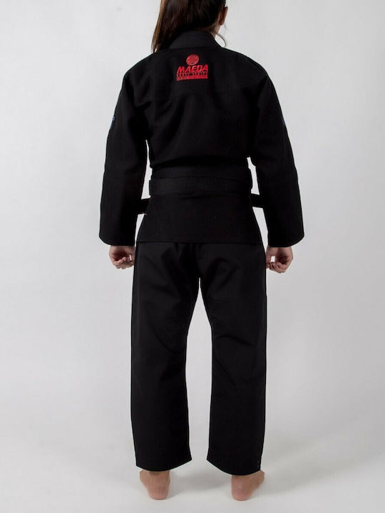 Maeda Beast Series Panther Gi Femei Uniforme Jiu Jitsu Negru