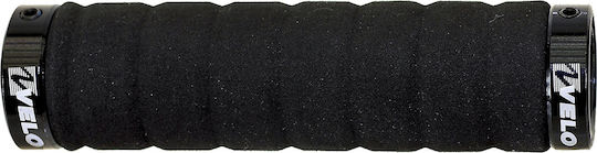 Velo Light Foam Screw 410351 Anatomic Bicycle Handlebar Grips in Black Color