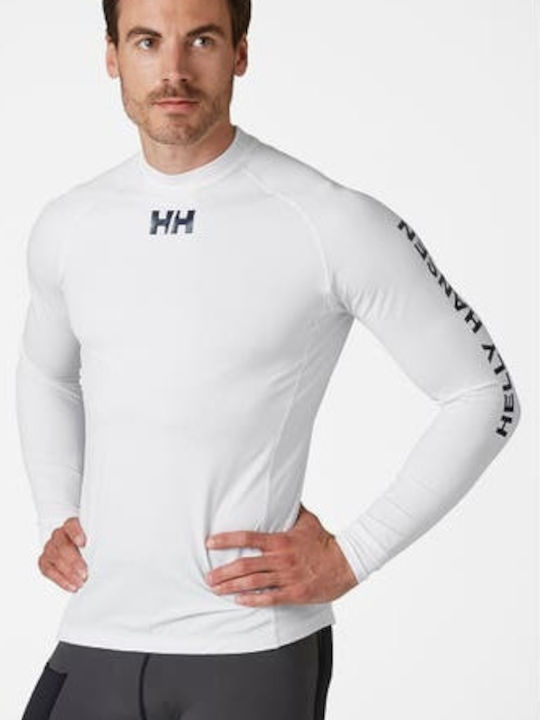 Helly Hansen Ανδρική Μακρυμάνικη Αντηλιακή Μπλούζα Λευκή