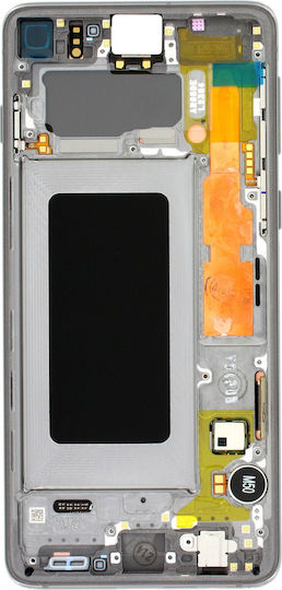 Samsung Screen with Touch Mechanism and Frame for Galaxy S10 (Black)
