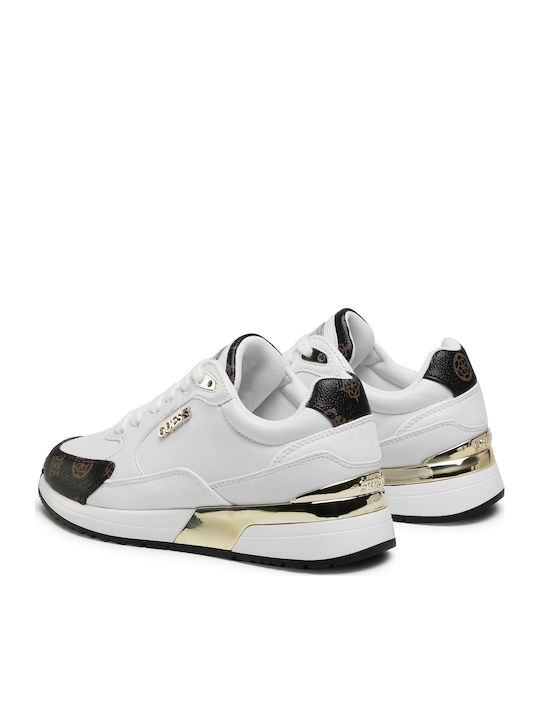 Moxea Sneakers Alb / Negru