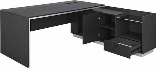 Γωνιακό Επαγγελματικό Γραφείο Rosewood 200x170x76εκ.