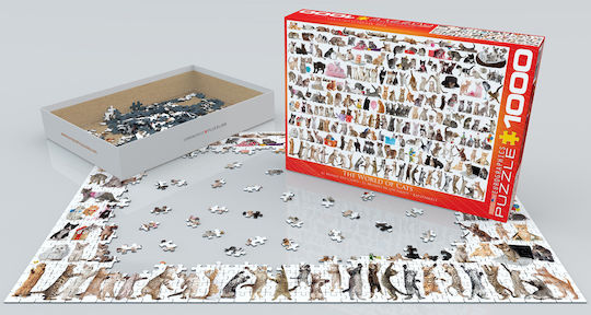The World of Cats Puzzle 2D Smart Cut Design 1000pcs