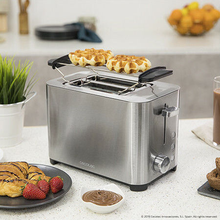 Cecotec YummyToast Double Toaster 2 Slots 850W Inox