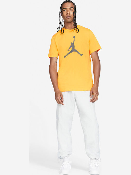 Jumpman Αθλητικό T-shirt Κίτρινο