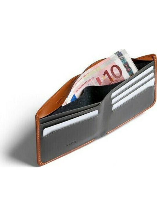 Hide and Seek Leather Men's Wallet with RFID Tabac Brown