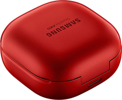 Samsung Galaxy Buds Live Bluetooth-Freisprecheinrichtung Kopfhörer mit Schweißresistenz und Ladeetui Mystic Red