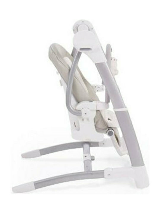 Kikka Boo Prima Baby Hochstuhl 3 in 1 Mit Höhenverstellbar Beigefarbe