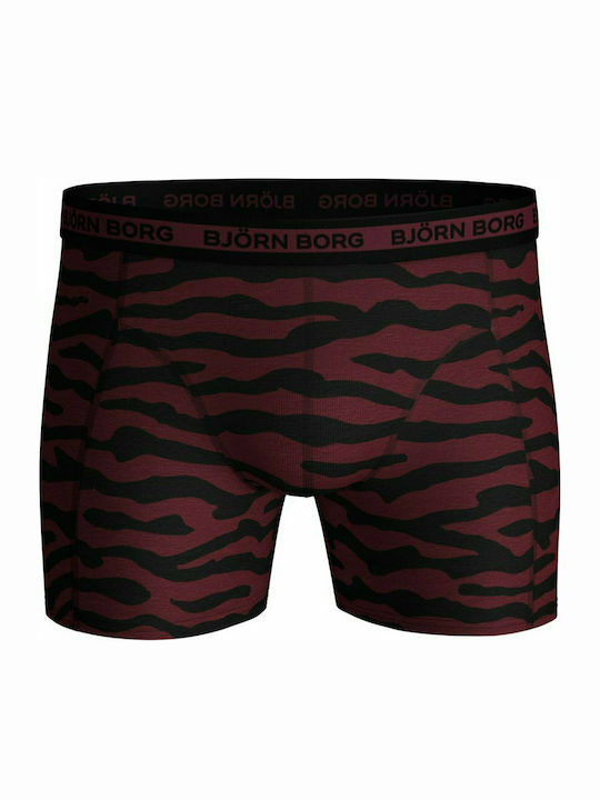 Björn Borg Τiger Sammy Men's Boxers Multicolour with Patterns 3Pack