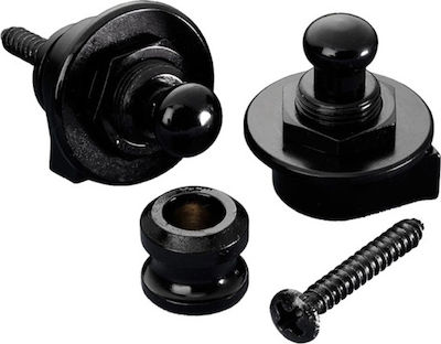 Schaller S-Locks Accesoriu pentru Instrumente cu Coarde în Culoarea Negru Blackchrome