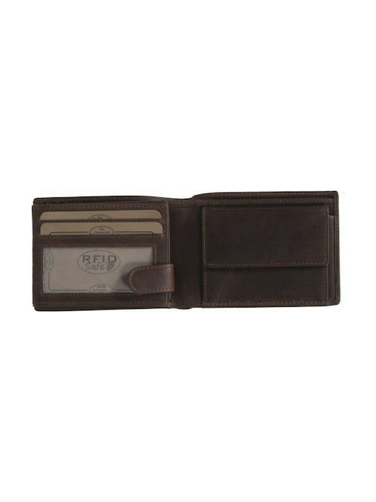 The Chesterfield Brand Marvin Men's Leather Wallet with RFID Brown