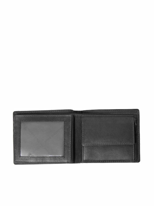 Leather Men's Wallet Classic Black