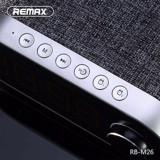 Remax Ceas De Masă Digital Metalic Cu Ceas Deșteptător Gri RB-M26