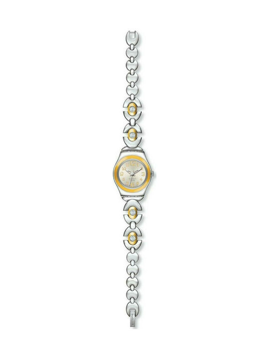 Swatch Shiny Past Metallic-Armband Silber 12mm