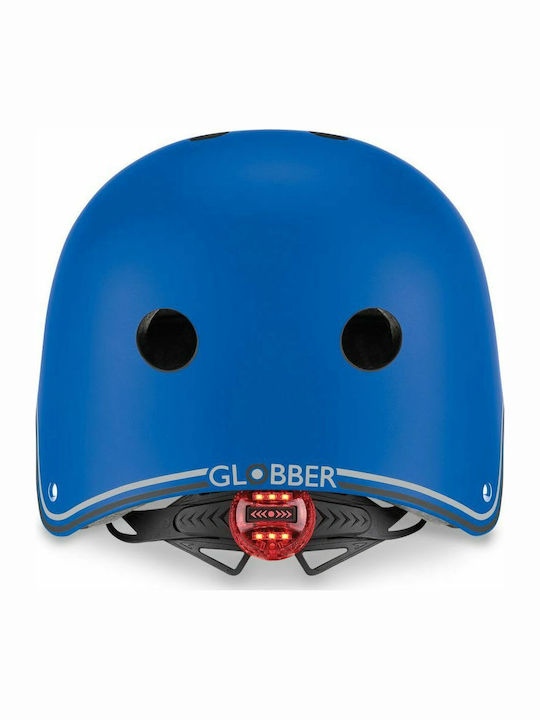 Globber Primo Lights Kids' Helmet for City Bike Blue