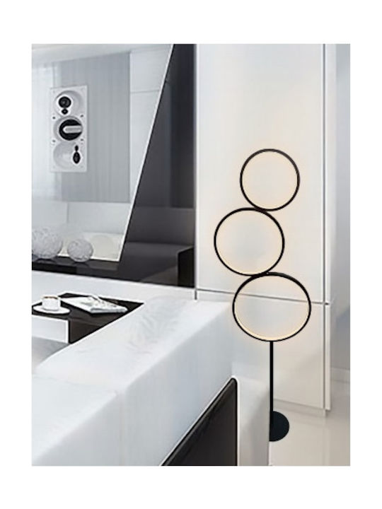Atman Leggenda Miami LED Floor Lamp H140xW36cm. with Adjustable White Light 1080lm Black