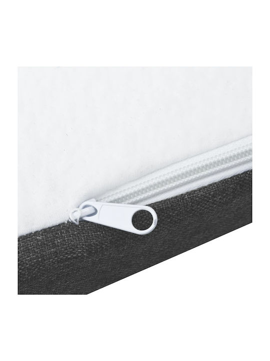 Doppelbett Mit Stoff Dunkelgrau Mit Lattenrost Für Matratze 140x200cm