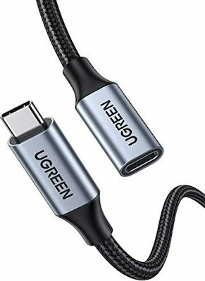 Ugreen Braided USB 3.1 Cable USB-C male - USB-C female Μαύρο 0.5m (80810)