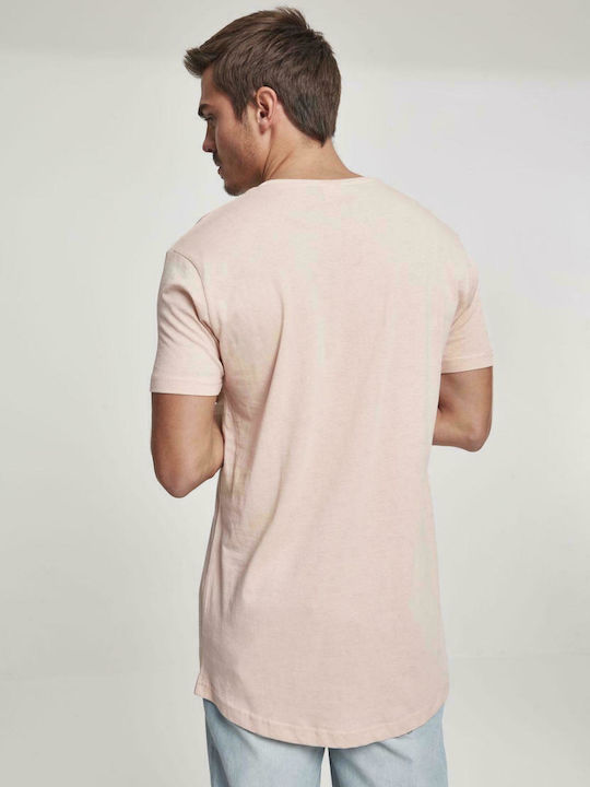 Urban Classics TB638 Men's Short Sleeve T-shirt Light Rose