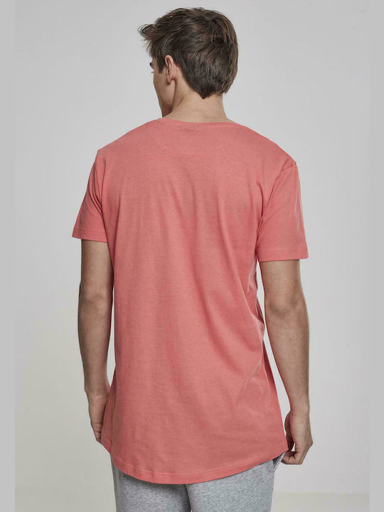 Urban Classics TB638 Men's Short Sleeve T-shirt Coral