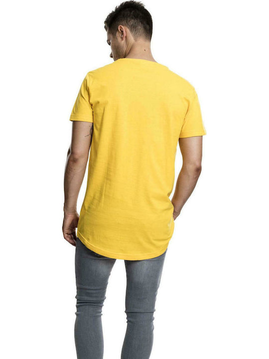 Urban Classics TB638 Men's Short Sleeve T-shirt Chrome Yellow