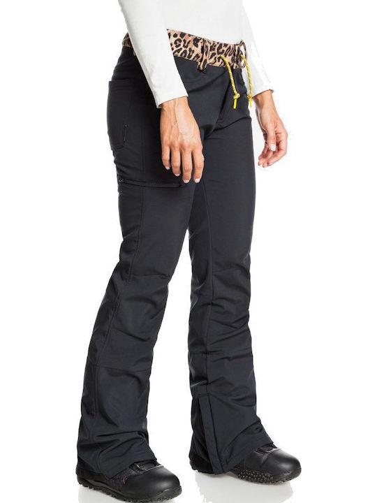 DC Viva ADJTP03005-KVJ0 Γυναικείο Παντελόνι Σκι & Snowboard Soft Shell Μαύρο