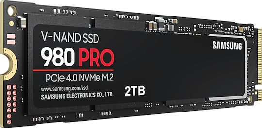 Samsung 980 Pro SSD 2TB Тип M.2 С Връзка PCI Express 4.0 Съвместим С PlayStation 5 MZ-V8P2T0BW