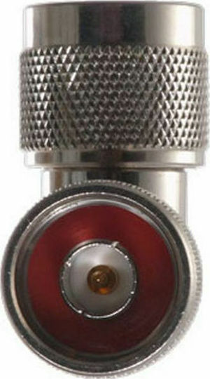 E Zy.Net Μετατροπέας N-Connector male σε N-Connector male Ασημί 1τμχ EZ-NM2NMRA