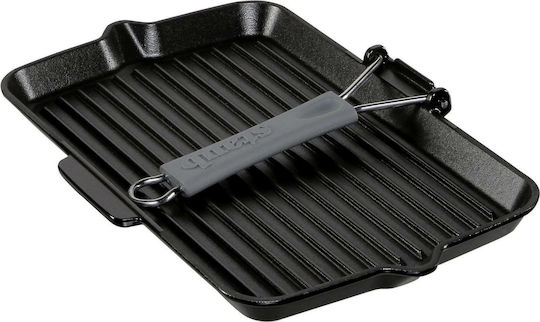 Zwilling J.A. Henckels Staub Square Cast Iron Grill Pan 24cm