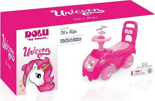 Dolu Einhorn Auto Weiterfahren für 12+ Monate Rosa