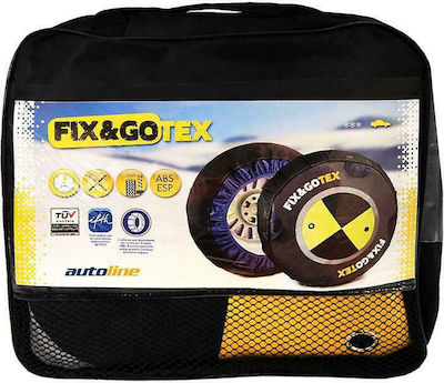 Fix&Go Tex F Αντιολισθητικές Χιονοκουβέρτες για Επιβατικό Αυτοκίνητο 2τμχ