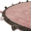 Baby Adventure Χειροποίητο Παιδικό Χαλί Βαμβακερό Pink/Grey Στρογγυλό με Διάμετρο 150cm Baby Adventure Χειροποίητο Παιδικό Χαλί Βαμβακερό Pink/Grey Στρογγυλό με Διάμετρο 150cm