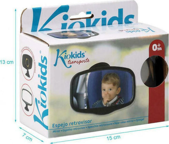 Kiokids Baby Car Mirror Black