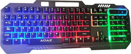 M-888 Gaming Πληκτρολόγιο με RGB φωτισμό (Αγγλικό US)